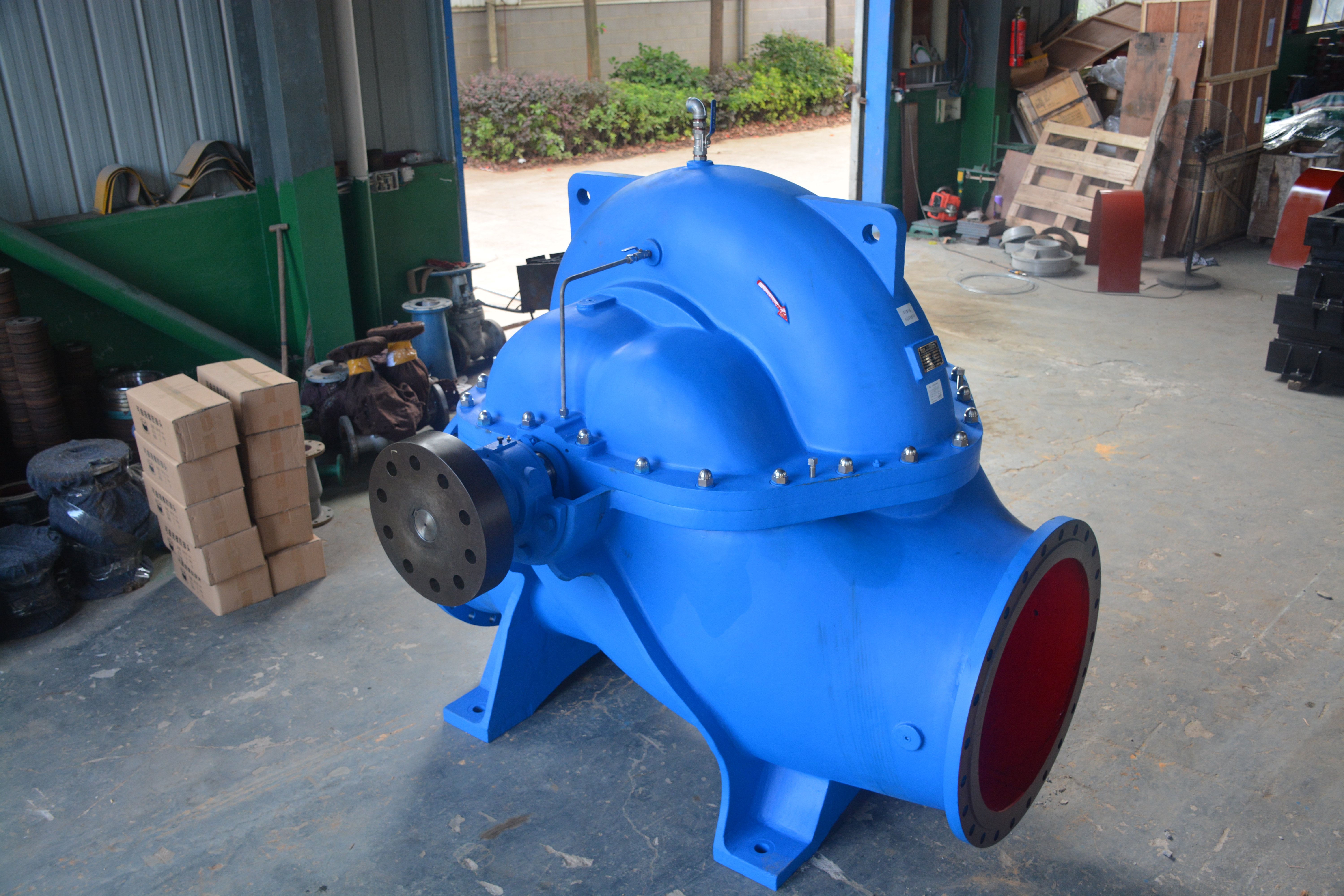 卧式双吸泵拆卸更换机封 中联泵业全程都将由技术工程师跟踪